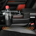 thumbnail image 4 of Birdeem Universal Car Center Console Organizer with Cup Holders – Seat Gap Storage Box for Phones, Keys, 30Oz Tumblers (Abs Plastic, 0.6Lbs), 4 of 7