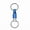 Color;Navy blue, variant on Key Holder with Easy Separation Pull Apart Keychain Feature Metal Detachable Keychain Practical Key Organize