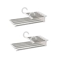 thumbnail image 2 of 2pcs Closet Organizer Space Clothing Rack Magic Hanger Clothes Hook, 2 of 6