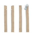 thumbnail image 2 of YKK #10 10 Inch to 36 Inch Aluminum Separating Jacket Zipper Extra Heavy Duty Metal Zippers for Sewing Coats Crafts (Beige - 573, 31 Inches), 2 of 3