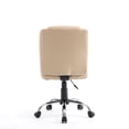 thumbnail image 5 of Genesis Task Stool Armless Desk Chair, 18"-22" Adjustable Height for Home Office, Bar, Manicure Technician Stool Nail Salon, Khaki, 5 of 6