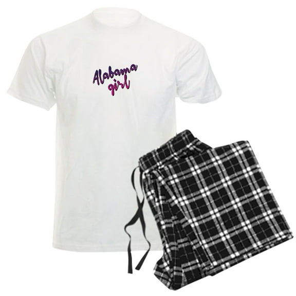 CafePress - Alabama Girl Pajamas - Men's Light Loose Fit Cotton Pajama Set
