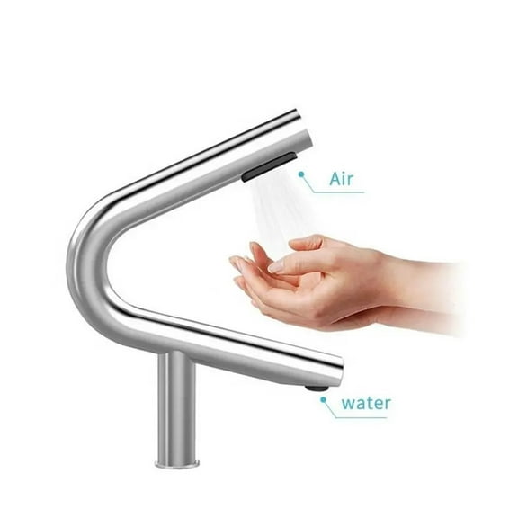 Hands Dryer V Shape Washing And Drying, 2 In 1 Design Air Facucet Hands Dryer, Smart Bathroom Home Appliances AK7131