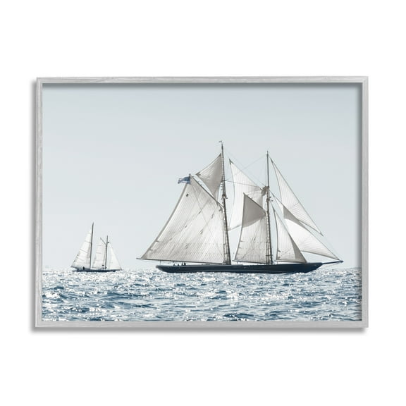 Stupell Industries Traditional Sailboat Vessel Boat on Water Photography, 30 x 24, Design by Danita Delimont