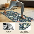 thumbnail image 4 of Pioneer Flower Floral Print Pattern Hot Yoga Mat Towel Non Slip for Hot Yoga - Quick-Drying Yoga Mat Cover with 4 Corner Pockets with Travel Bag - Hot Yoga Towel Non Slip 70"x26", 4 of 6