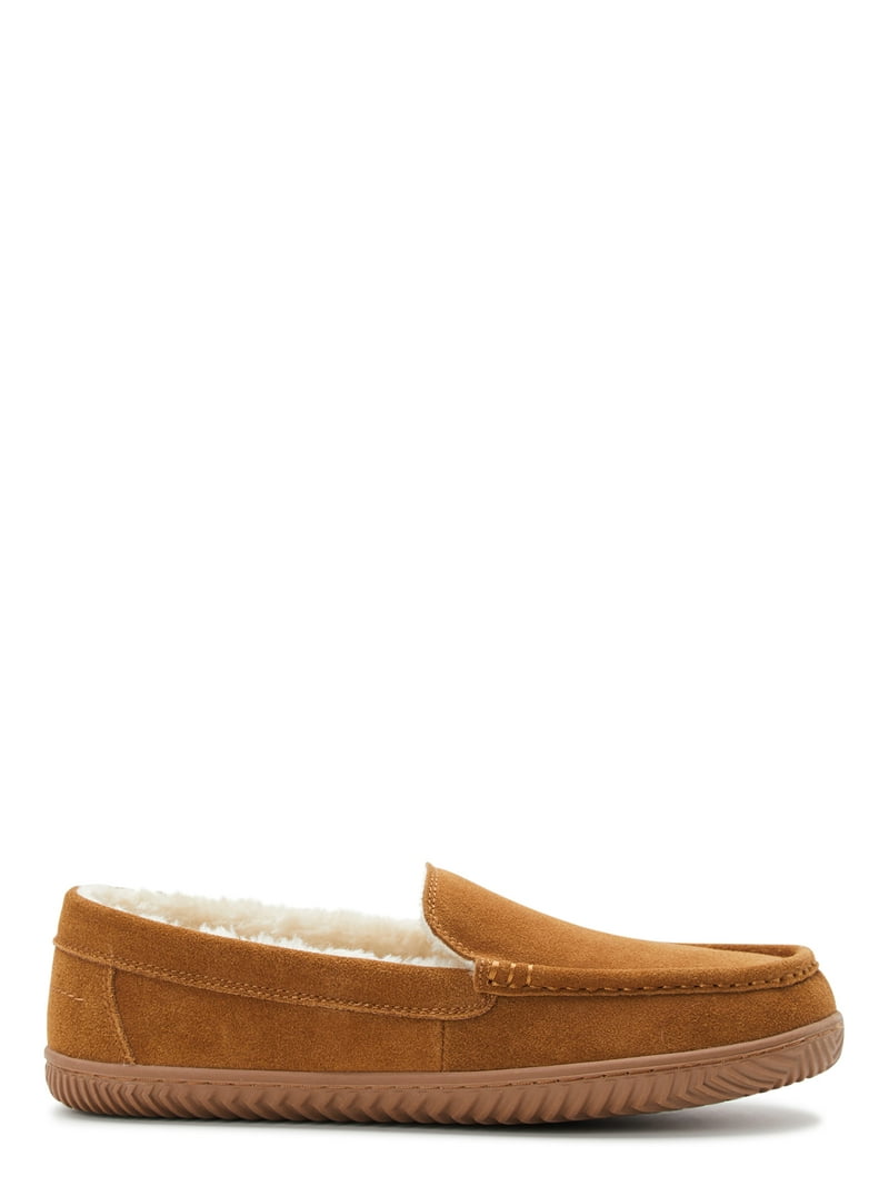 George Men's Hillcrest Suede Moccasin Slippers - Walmart.com