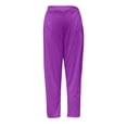 thumbnail image 6 of Oplxuo 2 Piece Outfits for Women Long Sleeve Loose Crewneck Blouse Matching Harem Pants Travel Lounge Sets with Pockets, 6 of 6
