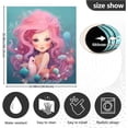 thumbnail image 3 of GZHJMY Beautiful Mermaid Girl Dishwasher Magnet Cover 20x26in,Reuseable Refrigerator Magnet Cover Decal Fridge Microwave Stickers Kitchen Home Decor, 3 of 6