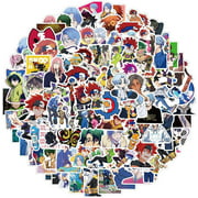 Anime Sticker Pack 100-PCS Vinyl Stickers for Waterbottle,Motorcycle Bicycle Luggage Decal Graffiti Computer Skateboard