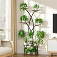 thumbnail image 4 of 66" Tall Plant Stand Indoor with Grow Light - 7 Tiered Metal Plant Shelf Indoor, Plant Stands for Indoor Plants Multiple, Tree Shaped Flower Stand Holder, Corner Plant Rack for Living Room, Patio, 4 of 9