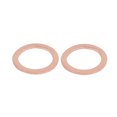 thumbnail image 2 of Unique Bargains 10 Pcs 13mmx18mmx1mm Joint Plat en Cuivre pour Rondelle, 2 of 2