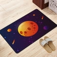 thumbnail image 3 of Cosmos Planets Stars Rugs Doormat, Non-Slip Machine Washable Carpets Floor Door Mat , 36" x 24", 3 of 6