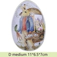 thumbnail image 4 of 5 uds surtido de huevos de Pascua pintados caja de lata de Pascua forma de conejito de Pascua relleno de Metal contenedor de huevos de Pascua caja de dulces de huevos de Pascua Vintage, 4 of 5