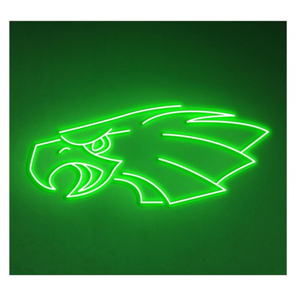 Letrero De Neón Con Cabeza Águila, Luz LED, Exhibición Aves Silvestres Para El Hogar, Sala Juegos, Dormitorio, Bar, Estar, Fiesta Cumpleaños 48cm