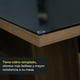 thumbnail image 5 of Juego de Comedor Madesa Sabrina Mesa con Tablero de Vidrio y 4 Sillas Marrón/Negro/Imperial, 5 of 5