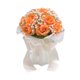 thumbnail image 2 of Ramo de novia para centros de mesa de boda Flores artificiales Novia sosteniendo Naranja, 2 of 9