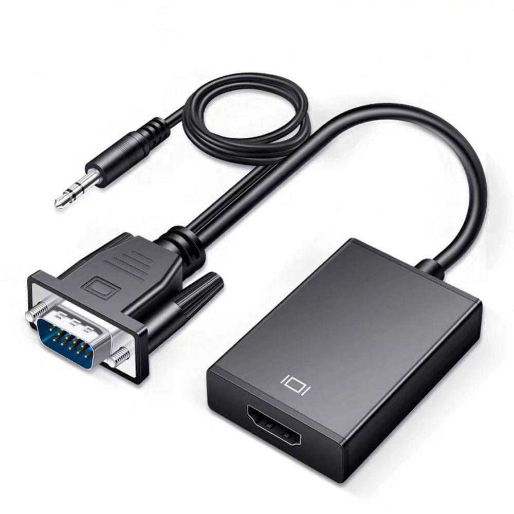 Delivery On to HDMI-compatible Adapter with 3.5mm Audio Cable HD 1080P 60Hz Adapter for Ps4 Laptop HDTV Video Audio Conveter - Walmart.com