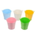 thumbnail image 5 of WHAMVOX 5Pcs Sky Blue Metal Pail Bucket for Gardening Accessories 3In, 5 of 8