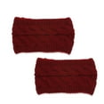 thumbnail image 4 of pitrice Serre-Tête d'Hiver pour Femmes, Accessoires de Moto, Rouge Vin, 4 of 5