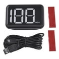 thumbnail image 3 of 1Pcs Mph Km/H Car Hud Head Up Display Gps Digital Speedometer Big Font For Truck/Vehicle For Beidou Gps Speed Display Usb 5V, 3 of 9