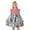 Hot Pink, variant on SROBPTY Girls Summer Dress Print Crew Neck Mid-Length Short Sleeve Sundress for 6 Months -10 Years