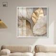 thumbnail image 3 of Golden Cascades Shadowbox Print Elegant Nature Art by Art Remedy, White Frame, 40 x 40, 3 of 7
