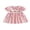 Pink2, variant on Toddler Little Baby Girl Easter Outfit Bunny Embroidery Smocked Dress Short Sleeve Doll Collar Bow Plaid Easter Dress Cute Summer Clothes