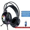 thumbnail image 5 of GJX Gaming Headsets with Microphone, Noise Canceling Wired Headphones with Colorful Led Light 7.1 Surround Sound Over-Ear Earphones for Pc Headset with Microphone for Pc, 5 of 8
