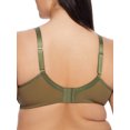 thumbnail image 2 of Sheer Mesh Full Coverage Unlined Underwire Bra - Olive Waves, 2 of 11