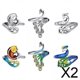thumbnail image 1 of Anillos de crochet,Anillos de crochet para dedos Anillos ajustables de metal,Manualidades de bricolaje Anillos de crochet para tensión de crochet,Juego de anillos de bucle para tejer a crochet, 1 of 8