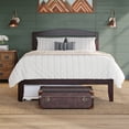thumbnail image 3 of AFI Warren 14" Full Wood Platform Bed Frame with Twin Trundle, Espresso, 3 of 15