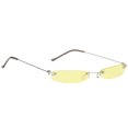 thumbnail image 1 of Gafas de sol de mujer Baoblaze UV400 Estilo Vintage Amarillo claro, 1 of 8