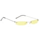 thumbnail image 1 of Lentes pequeños Gafas de sol 400 Diseñador Gafas de plástico para conducción unisex al aire libre Amarillo claro Hugo Gafas de sol de mujer de moda, 1 of 8