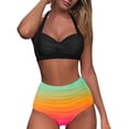thumbnail image 1 of Gibobby Trajes de Baño Mujer Bikini de cintura alta para mujer, bañador Sexy de realce de dos piezas, traje de baño Vintage de dos piezas, conjunto de Bi(Verde,CH), 1 of 4