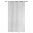 thumbnail image 2 of Outdoor Curtains for Patio Waterproof, White Burlap Texture Windproof Pravicy Outside Porch Blackout Curtain, Farmhouse Vintage White Sun Blocking Grommets Curtains for Cabana Gazebo 54"x95", 2 of 9