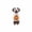 Brown-D, variant on Lazduis 3.9-Inch Vintage Resin Ghost Figurine with Floral Bow and Pumpkin Basket Cute Halloween Decoration Indoor Home Office Desk Decor