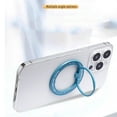 thumbnail image 5 of Universal Decase Ring Holder Finger Kickstand Multi-Viewing 360° Rotation Ultra-Thin Phone Back Stand for iPhone/Samsung/Google/OnePlus/Motorola Smartphones (Support Magnetic Car Mount),Blue, 5 of 7