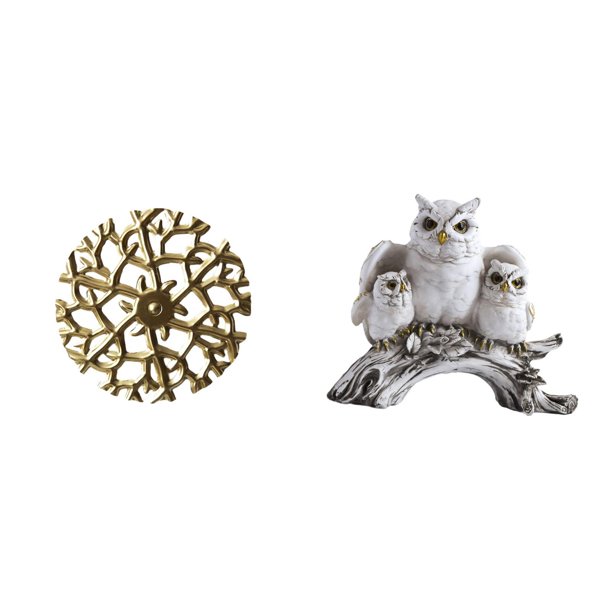 Escultura para colgar en la pared,Decoración de pared de metal para sala de estar,dormitorio y exterior.,Figuras de búho,Figuras de búho,animales artificiales,artesanías,decoración del