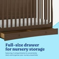 thumbnail image 6 of Graco Asheville 4-in-1 Convertible Baby Crib with Drawer, Hazelnut, 6 of 14