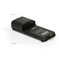 thumbnail image 3 of ExpertPower Baofeng UV-5R Extended True Capacity Battery (Model: BL-5L, 3800 mAh, Black), 3 of 3