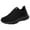 Black, variant on Women's Running Shoes Women'S Lace-Up Sneakers Fashion Lightweight Leather Platform Sports Shoes Runing Walking Shoes Black,37