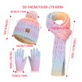thumbnail image 3 of Xmyrz Kids Winter Scarf Hat Boys Girls Fleece Lined Thermal Knitted Ear Outdoor Cold Weather, 3 of 4