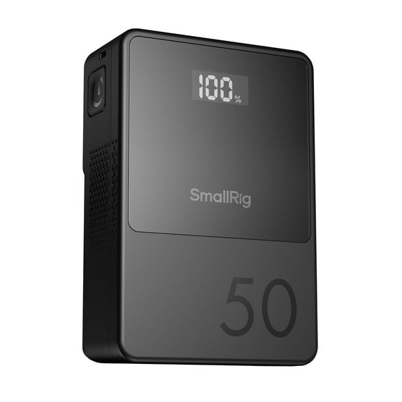 Batería de montaje en V SMALLRIG VB50 negra de 50 Wh/3400 mAh con 45 W