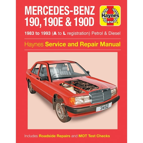 Mercedes-Benz 190, 190E & 190D Petrol & Diesel (83 - 93) Haynes Repair Manual ^