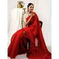 thumbnail image 6 of Sequinned Silk Cotton Saree - 24956000, 6 of 8