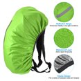 thumbnail image 3 of Uxcell 75-85L Waterproof Backpack Rain Cover with Vertical Reflective Strap, XXL, Lawn Green, 3 of 5