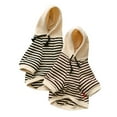 thumbnail image 3 of Youkk Pet Clothes For Dogs Apposite Size Comfortable And Convenient Warm Khaki stripe XS 1Set, 3 of 6