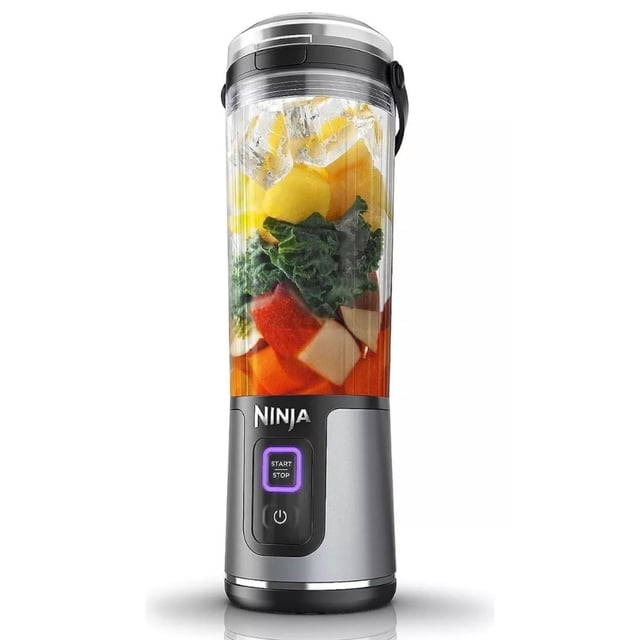 Restored Licuadora Portátil Ninja Blast BC151BK Inalámbrica Recargable 18 Oz | 532ml Negro (Refurbished)