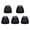 cape010-0, variant on Building Block Figure Accessory Black Cape
