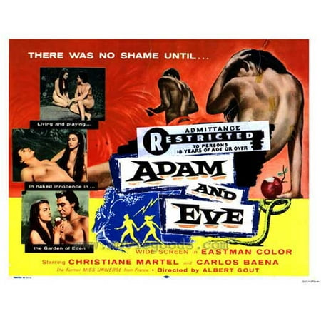 Adam and Eve POSTER (27x40) (1962)